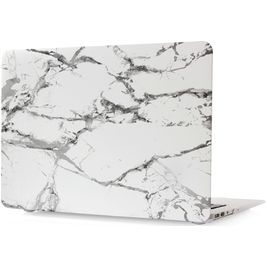 Mobigear Marble MacBook Air 11 Zoll (2010-2016) Hardcase Hülle MacBook Case - Weiß - Model A1370 / A1465