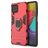 Mobigear Armor Ring Samsung Galaxy M53 Hülle Hardcase Backcover Stoßfest mit Ringhalter - Rot