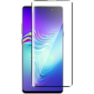 Mobigear Premium TCL 20 5G Panzerglas Gehärtetes Glas Displayschutz - Hüllenfreundlich - Schwarz