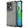 Mobigear Honeycomb OPPO Reno 8 Pro 5G Hülle Hardcase Backcover Stoßfest - Schwarz