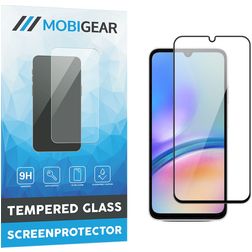Mobigear Premium Samsung Galaxy A05s Panzerglas Displayschutz - Hüllenfreundlich - Schwarz