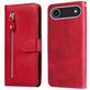 Mobigear Zipper iPhone Air Hülle Klapphülle Geldbörse - Rot