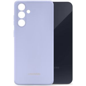 Mobilize Rubber Gelly Samsung Galaxy A35 Hülle Flexibles TPU Backcover - Pastel Purple