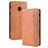 Mobigear Sensation Samsung Galaxy Xcover 4s Hülle Klapphülle Geldbörse - Cognac