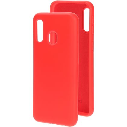 Mobiparts Samsung Galaxy A40 Silikon Hülle Backcover - Scarlet Red