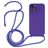 Mobigear Lanyard iPhone 14 Pro Silikon Handykette - Lila
