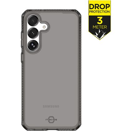 ITSKINS Level 2 SpectrumClear R Samsung Galaxy S25 FE Hülle Flexibles TPU Backcover Stoßfest - Smoke