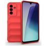 Mobigear Bumpy Samsung Galaxy A17 Hülle Flexibles TPU Backcover - Rot