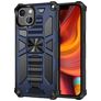Mobigear Armor Stand iPhone 13 Pro Hülle Hardcase Backcover Stoßfest mit Ständer - Blau
