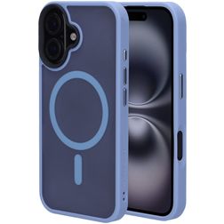 Mobiparts Hardcover iPhone 16 MagSafe Hülle Hardcase Backcover - Satin Light Blue
