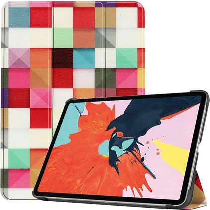 Mobigear Tri-Fold iPad Air 5 (2022) Hülle Klapphülle - Mosaik