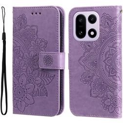 Mobigear Flowers OnePlus 15 Hülle Klapphülle Geldbörse - Lila