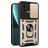 Mobigear Armor Ring Cam Slide Xiaomi 13 Hülle Hardcase Backcover Stoßfest mit Ringhalter und Kamera Slider - Gold