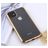 Mobigear Royal iPhone 11 Hülle Flexibles TPU Backcover - Transparent / Gold
