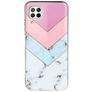 Mobigear Marble Huawei P40 Lite Hülle Flexibles TPU Backcover - Dreifarbig