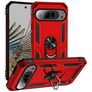 Mobigear Armor Ring Google Pixel 9 Pro XL Hülle Hardcase Backcover Stoßfest mit Ringhalter - Rot