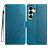 Mobigear Mandala Samsung Galaxy A17 Hülle Klapphülle Geldbörse - Blau