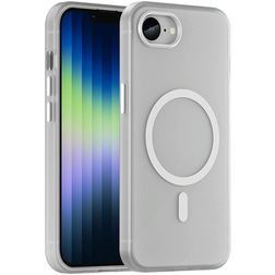 Mobigear Shockproof iPhone 16e MagSafe Hülle Hardcase Backcover - Weiß