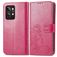Mobigear Clover Realme GT2 Pro Hülle Klapphülle Geldbörse - Rot