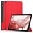 Mobigear Tri-Fold Samsung Galaxy Tab S9 Plus Hülle Klapphülle + Stifthalter - Rot