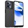 Mobigear Groove Realme C35 Hülle Flexibles TPU Backcover - Schwarz