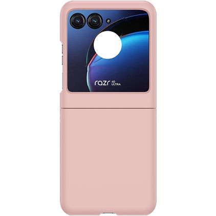 Mobigear Colors Motorola Razr 40 Ultra Hülle Hardcase Backcover - Pastellrosa