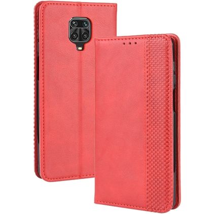 Mobigear Sensation Xiaomi Redmi Note 9 Pro Klapphülle Portemonnaie - Rot
