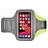 Mobigear Easy Fit Handyhalterung Joggen Motorola Moto G13 Sporthülle Neopren Sportarmband - Grün