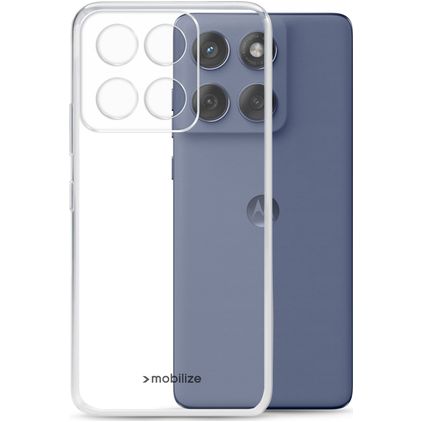 Mobilize Gelly Case Durchsichtig Motorola Edge 60 Fusion Hülle Flexibles TPU Backcover - Transparent