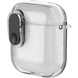 Mobigear Crystal Clip Apple AirPods 1 Hardcase Hülle - Schwarz