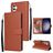 Mobigear Wallet Samsung Galaxy S26 Plus Hülle Klapphülle Geldbörse - Braun