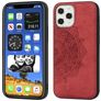Mobigear Mandala iPhone 12 Pro Max Hülle Hardcase Backcover - Rot