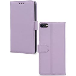 Mobilize Premium Gelly Wallet iPhone SE (2020) Hülle Klapphülle Geldbörse - Lila