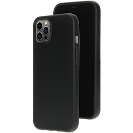 Mobiparts Classic iPhone 13 Hülle Flexibles TPU Backcover - Matt Black