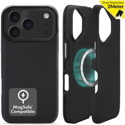My Style Magsafe Tough iPhone 17 Pro MagSafe Hülle Hardcase Backcover Stoßfest - Schwarz