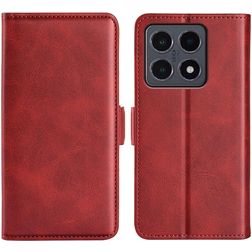 Mobigear Slim Magnet Xiaomi 15T Hülle Klapphülle Geldbörse - Rot