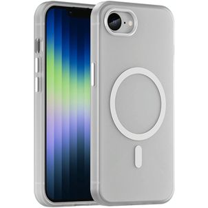 Mobigear Shockproof iPhone 16e MagSafe Hülle Hardcase Backcover - Weiß