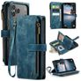 CaseMe C30 iPhone 17 Pro Max Hülle Klapphülle Geldbörse - Blau