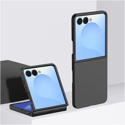 Mobigear Colors Samsung Galaxy Z Flip 7 Hülle Hardcase Backcover - Schwarz