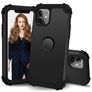Mobigear Ultra Tough iPhone 11 Hülle Hardcase Backcover Stoßfest - Schwarz