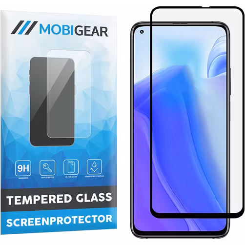 Mobigear Premium Xiaomi Mi 10T Pro Panzerglas Gehärtetes Glas Displayschutz - Hüllenfreundlich - Schwarz