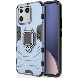 Mobigear Armor Ring Xiaomi 13 Hülle Hardcase Backcover Stoßfest mit Ringhalter - Marineblau