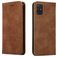 Mobigear Retro Slim Samsung Galaxy A51 Hülle Klapphülle - Braun