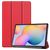 Mobigear Tri-Fold Samsung Galaxy Tab S6 Lite Hülle Klapphülle - Rot