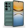 Mobigear Bumpy Samsung Galaxy S26 Ultra Hülle Flexibles TPU Backcover - Dunkelgrün