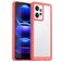 Mobigear Crystal Xiaomi Redmi Note 12 Hülle Hardcase Backcover - Transparent / Rot
