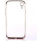 Mobigear Royal iPhone XR Hülle Flexibles TPU Backcover - Transparent / Roségold