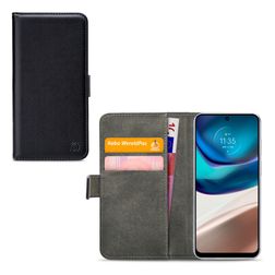 Mobilize Classic Gelly Wallet Motorola Moto G42 Klapphülle Portemonnaie - Schwarz