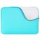 Mobigear Basics Laptop Sleeve 16 Zoll Laptop Hülle - Blau
