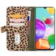 Mobilize Gelly Zipper Samsung Galaxy A41 Hülle Abnehmbare 2in1 Clutch - Leopard
